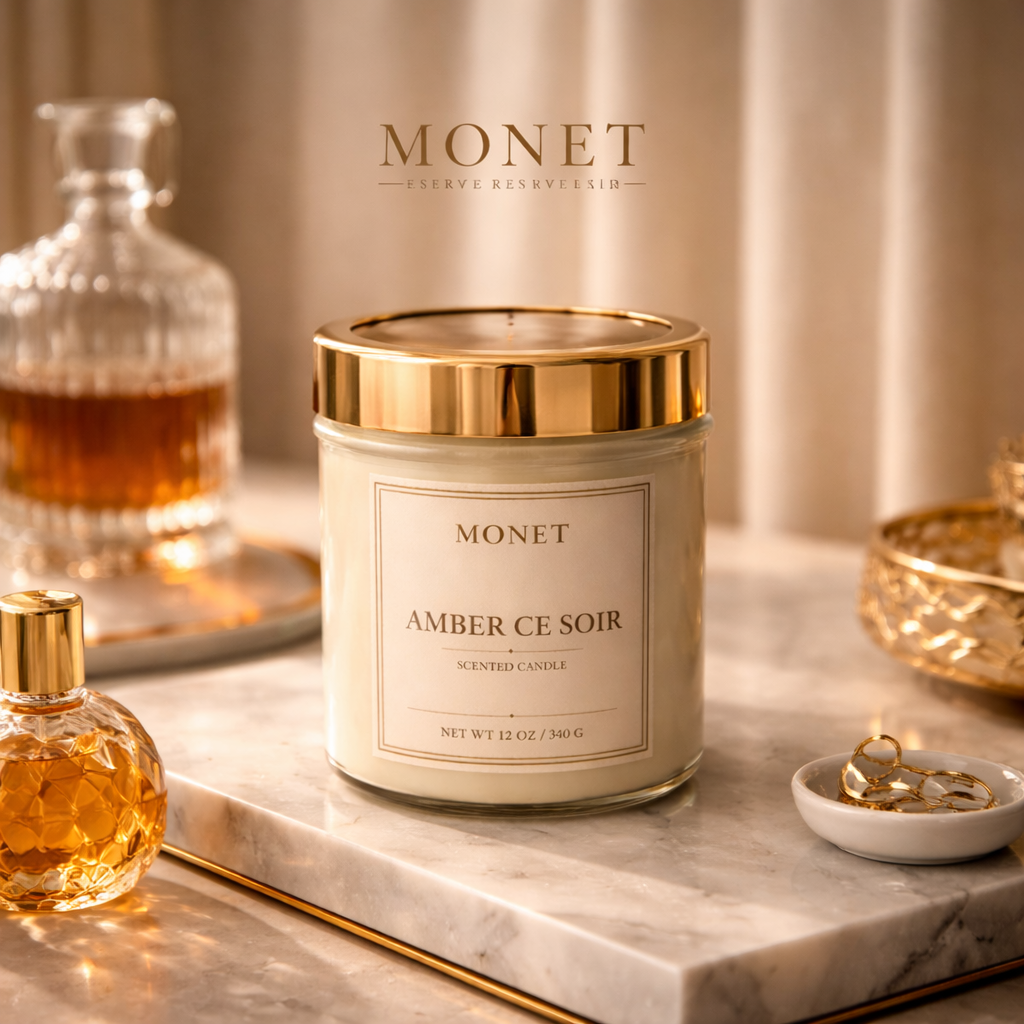 Amber Ce Soir MONET Reserve Collection Candle