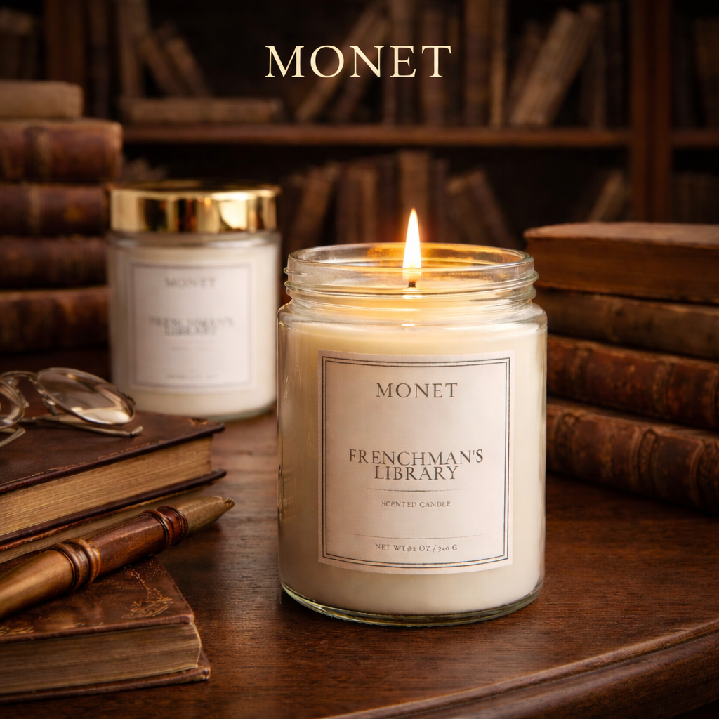 Frenchman's Library MONET Reserve Collection Candle